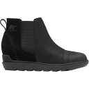 () \ fB[X GB[  `FV[ u[c - EBY SOREL women Evie II Chelsea Boots - Women's Black/Sea Salt