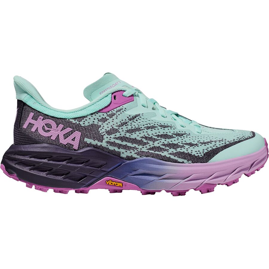 (取寄) ホカオネオネ レディース スピードゴート 5 ワイド ランニング シューズ HOKA women Speedgoat 5 Wide Running Shoe - Women's Sunlit Ocean/Night Sky