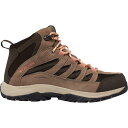 (取寄) コロンビア レディース クレストウッド ミッド ウォータープルーフ ハイキング ブーツ - ウィメンズ Columbia women Crestwood Mid Waterproof Hiking Boots - Women 039 s Cordovan/Mud