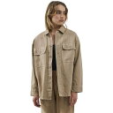 () XY fB[X fBXJo[ I[o[Vc WPbg - EBY THRILLS women Discovery Overshirt Jacket - Women's Faded Khaki