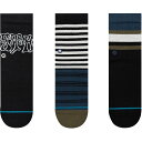 (取寄) スタンス キッズ ミコル ソック - 3-パック - キッズ Stance kids Mikol Sock - 3-Pack - Kids' Black