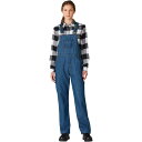 () fBbL[Y fB[X ru bNXh-tBbg Xg[g I[o[I[ - EBY Dickies women Bib Relaxed Straight Overall - Women's Medium Stonewash W/Bleach