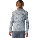 (取寄) マウンテンハードウェア メンズ マウンテン ストレッチ パーカー - メンズ Mountain Hardwear men Mountain Stretch Hoodie - Men's Chalice Ice Dye Print