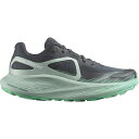 (取寄) サロモン レディース グライド マックス トレイル ランニング シューズ Salomon women Glide Max Trail Running Shoe - Women's Ebony/Blue Haze/Cockatoo