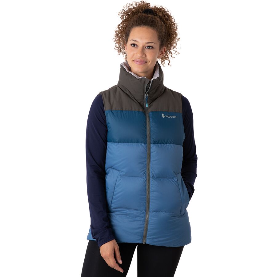 () ȥѥ ǥ 饾  ٥ -  Cotopaxi women Solazo Down Vest - Women's Iron & Denim