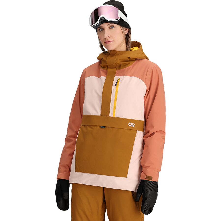 () ȥɥ ꥵ ǥ Ρ塼 Υå -  Outdoor Research women Snowcrew Anorak - Women's Sienna/Cinnamon/Bronze