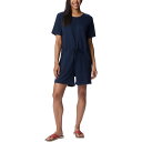 () RrA fB[X gbN t` e[ p[ - EBY Columbia women Trek French Terry Romper - Women's Collegiate Navy