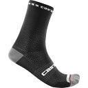 (取寄) カステリ ロッソ コルサ プロ 15 ソック Castelli Rosso Corsa Pro 15 Sock Black