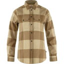 (取寄) フェールラーベン レディース カナダ ロング-スローブ シャツ - ウィメンズ Fjallraven women Canada Long-Sleeve Shirt - Women's Buckwheat Brown/Light Beige