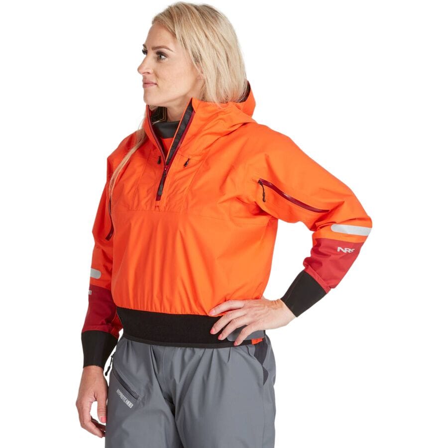 () GkA[GX fB[X bv^Ch XvbV WPbg - EBY NRS women Riptide Splash Jacket - Women's Poppy