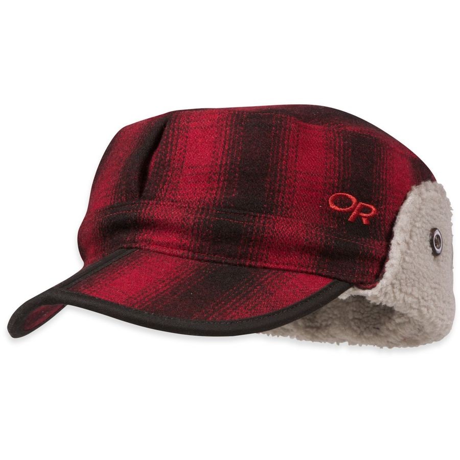 (取寄) アウトドア リサーチ ユーコン キャップ 帽子 Outdoor Research Yukon Cap Redwood/Black