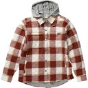 () fBbL[Y fB[X t[fbg tl Vc WPbg - EBY Dickies women Hooded Flannel Shirt Jacket - Women's Fired Brick Campside Plaid