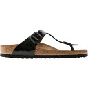 ギゼ (取寄) ビルケンシュトック レディース ギゼ サンダル - ウィメンズ Birkenstock women Gizeh Sandal - Women's Black Patent Birko Flor