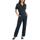 () fBbL[Y fB[X tbNX V[gX[u Jo[I[ - EBY Dickies women Flex Short-Sleeve Coverall - Women's Dark Navy