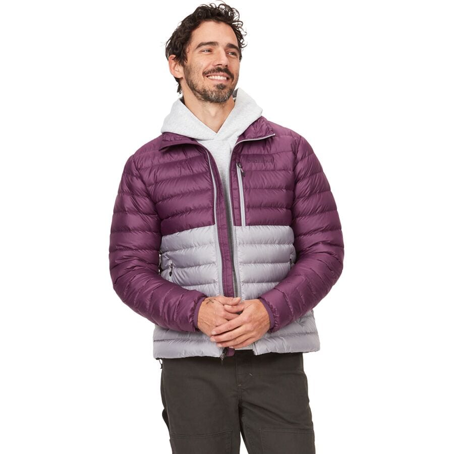 マーモット アウトドアウェア メンズ (取寄) マーモット メンズ ハイランダー ダウン ジャケット - メンズ Marmot men Highlander Down Jacket - Men's Purple Fig/Sleet