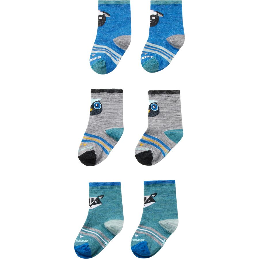 (取寄) スマートウール トドラー トリオ ソック - トッドラー Smartwool toddler Trio Sock - Toddlers' Laguna Blue