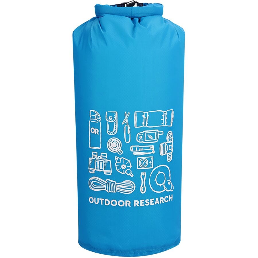 () AEghA T[` pbNAEg OtBbN 15L hC obO Outdoor Research Packout Graphic 15L Dry Bag Essentials/Atoll