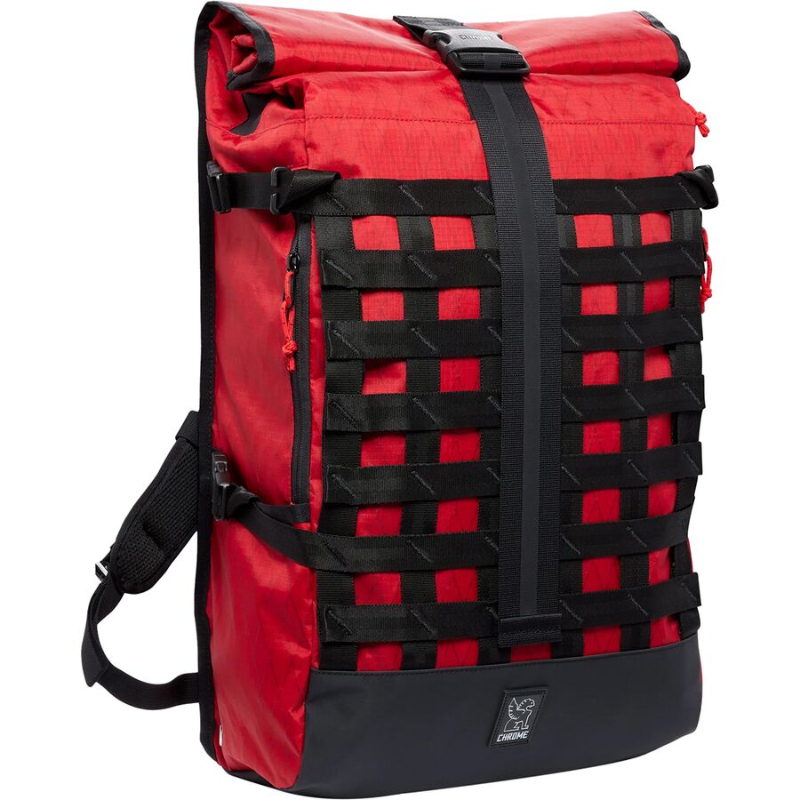 () N[ o[W tCg obNpbN Chrome Barrage Freight Backpack Red X