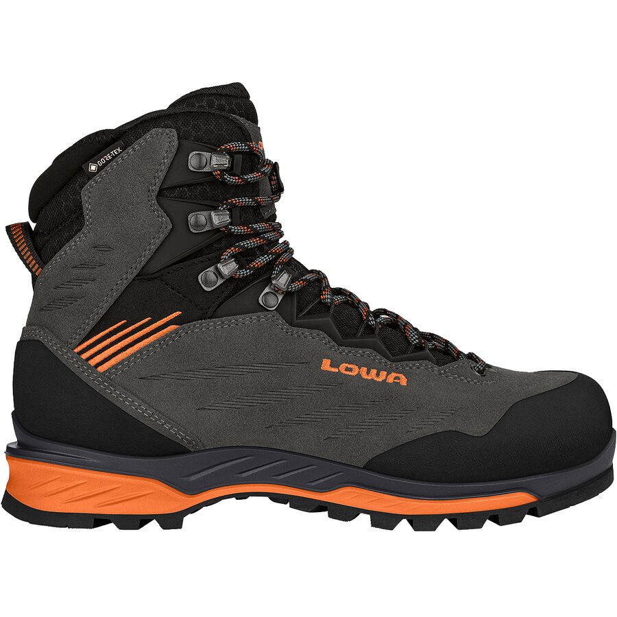 () С  ǥ Gtx ߥå ޥƥ˥ ֡ -  Lowa men Cadin GTX Mid Mountaineering Boots - Men's Anthracite/Flame