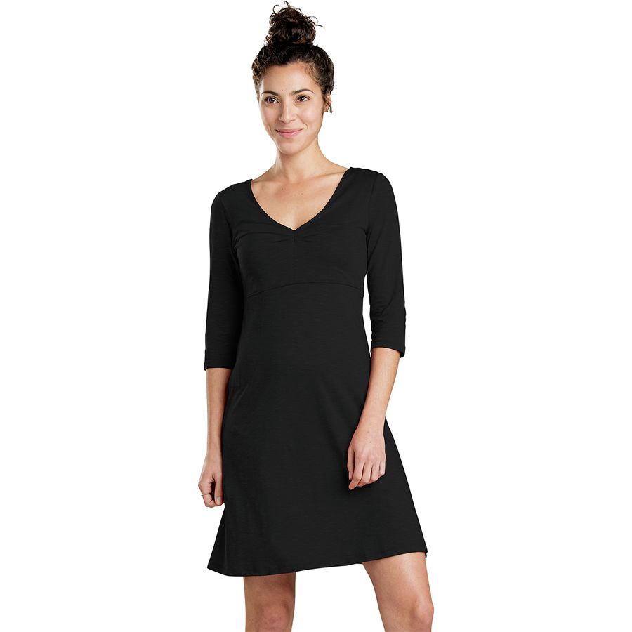 () g[hAhR[ fB[X U_ hX - EBY Toad&Co women Rosalinda Dress - Women's Black