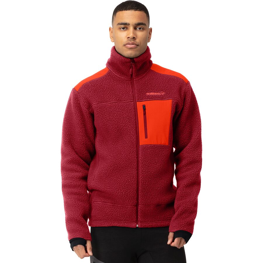 () Υ  ȥ ޥ ץ ե꡼ 㥱å -  Norrona men Trollveggen Thermal Pro Fleece Jacket - Men's Rhubarb