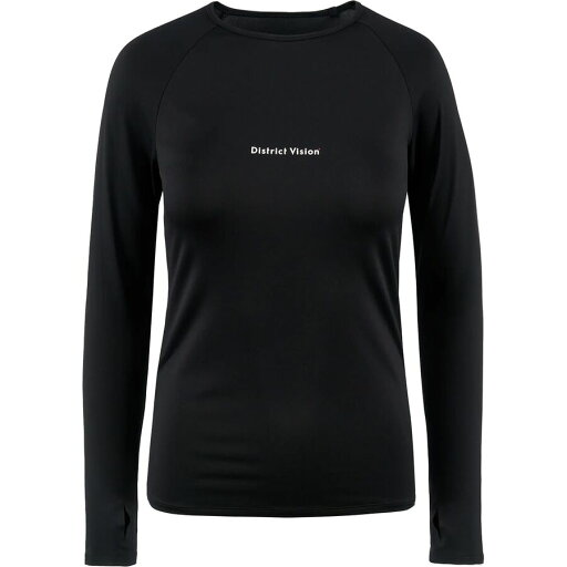 (取寄) ディストリクトヴィジョン レディース ライトウェイト ロング-スローブ Tシャツ - ウィメンズ District Vision women Lightweight Long-Sleeve T-Shirt - Women's Black (取寄) ディストリクトヴィジョン レディース ライトウェイト ロング-スローブ Tシャツ - ウィメンズ District Vision women Lightweight Long-Sleeve T-Shirt - Women's Black