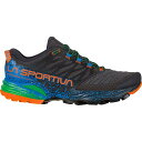(取寄) スポルティバ メンズ アーカーシャ リ ランニング シューズ - メンズ La Sportiva men Akasha II Running Shoe - Men's Carbon/Flame(4)