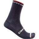 (取寄) カステリ ロッソ コルサ プロ 15 ソック Castelli Rosso Corsa Pro 15 Sock Savile Blue