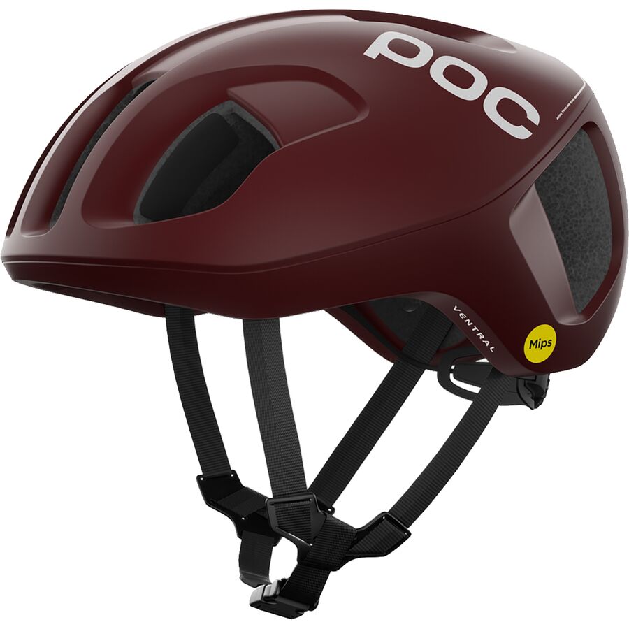 () POC ȥ ߥץ إå POC Ventral Mips Helmet Garnet Red Matte