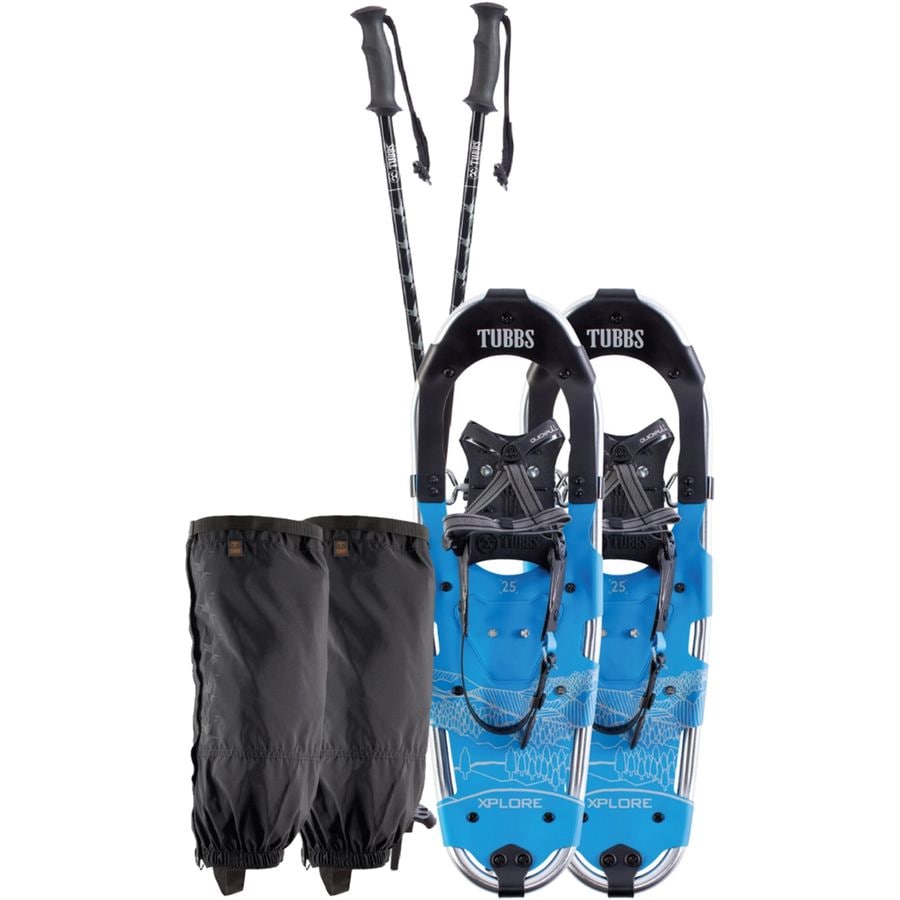 () ֥  ץ Ρ塼 å -  Tubbs men Xplore Snowshoe Kit - Men's Silver/Blue