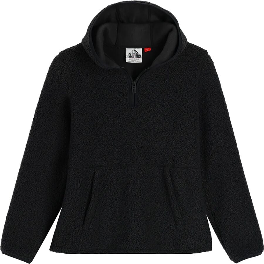 () ѥ ǥ 饦 ե꡼ ѡ Spyder women Cloud Fleece Hoodie - Women's Black