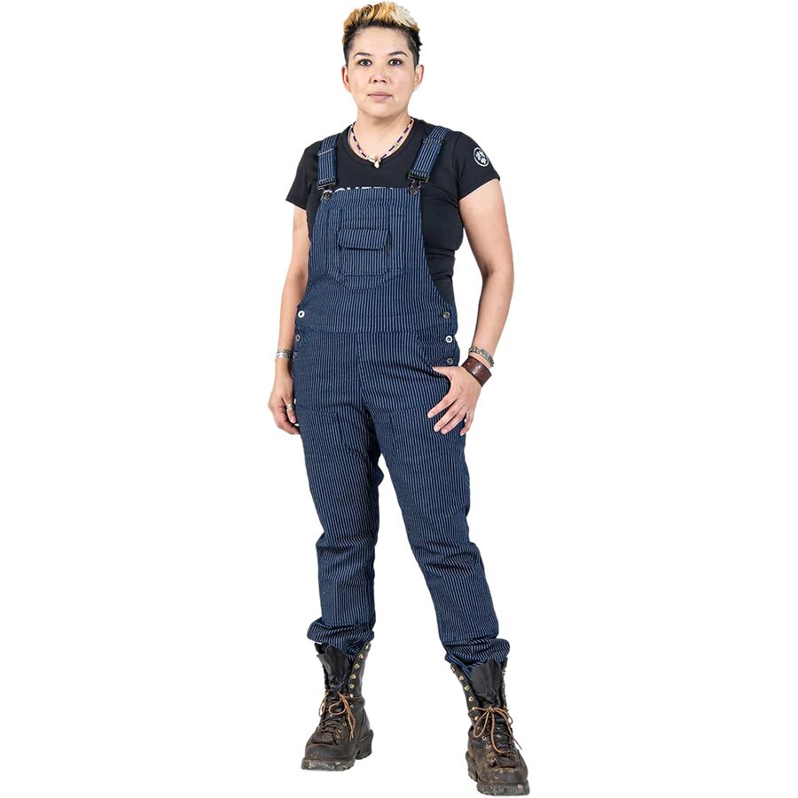 (取寄) ダブテイル ワークウェア レディース フレッシュリー オーバーオール - ウィメンズ Dovetail Workwear women Freshley Overall - Women's Wabash Stripe Canvas