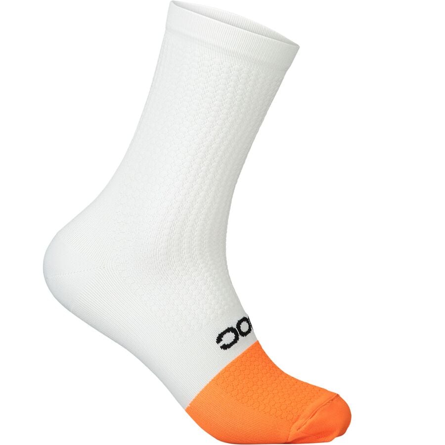 (取寄) POC フレア ミッド ソック POC Flair Mid Sock Hydrogen White/Zink Orange