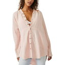 () t[s[v fB[X T}[ fCh[ {^_E Vc - EBY Free People women Summer Daydream Button-Down Shirt - Women's Flamingo Flamenco