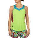 () X|eBo fB[X WC ^N - EBY La Sportiva women Joy Tank - Women's Lime Green/Red Plum