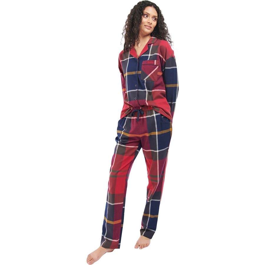 () ouA[ fB[X G[ Pj Zbg - EBY Barbour women Ellery PJ Set - Women's Large Red Tartan