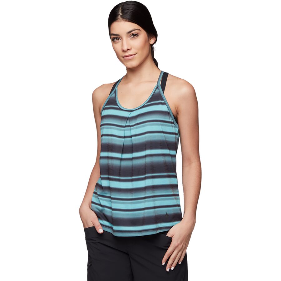 (取寄) ブラックダイヤモンド レディース インテグレール タンク トップ - ウィメンズ Black Diamond women Integrale Tank Top - Women's Coastal Blue Stripe