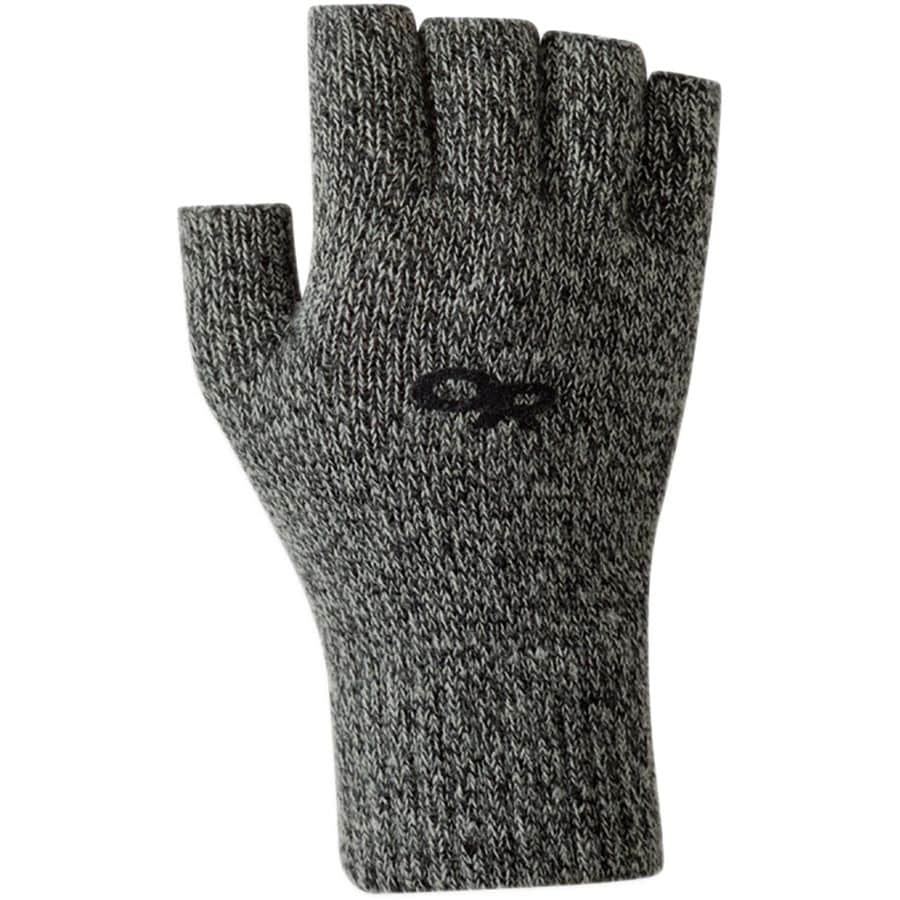 () ȥɥ ꥵ  եХ󥯥 ե󥬡쥹  -  Outdoor Research men Fairbanks Fingerless Glove - Men's Charcoal