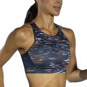 (取寄) ブルックス レディース ドライブ 3-ポケット スポーツ ブラ - ウィメンズ Brooks women Drive 3-Pocket Sports Bra - Women's Sundial Velocity Print 2