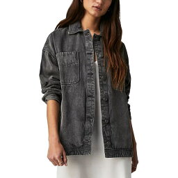 フリーピープル (取寄) フリーピープル レディース マディソン シティ ツイル ジャケット - ウィメンズ Free People women Madison City Twill Jacket - Women's Washed Black