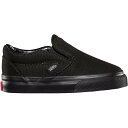 (取寄) バンズ トドラー クラシック スリップ-オン スケート シューズ - トッドラー Vans toddler Classic Slip-On Skate Shoe - Toddlers' Black/Black