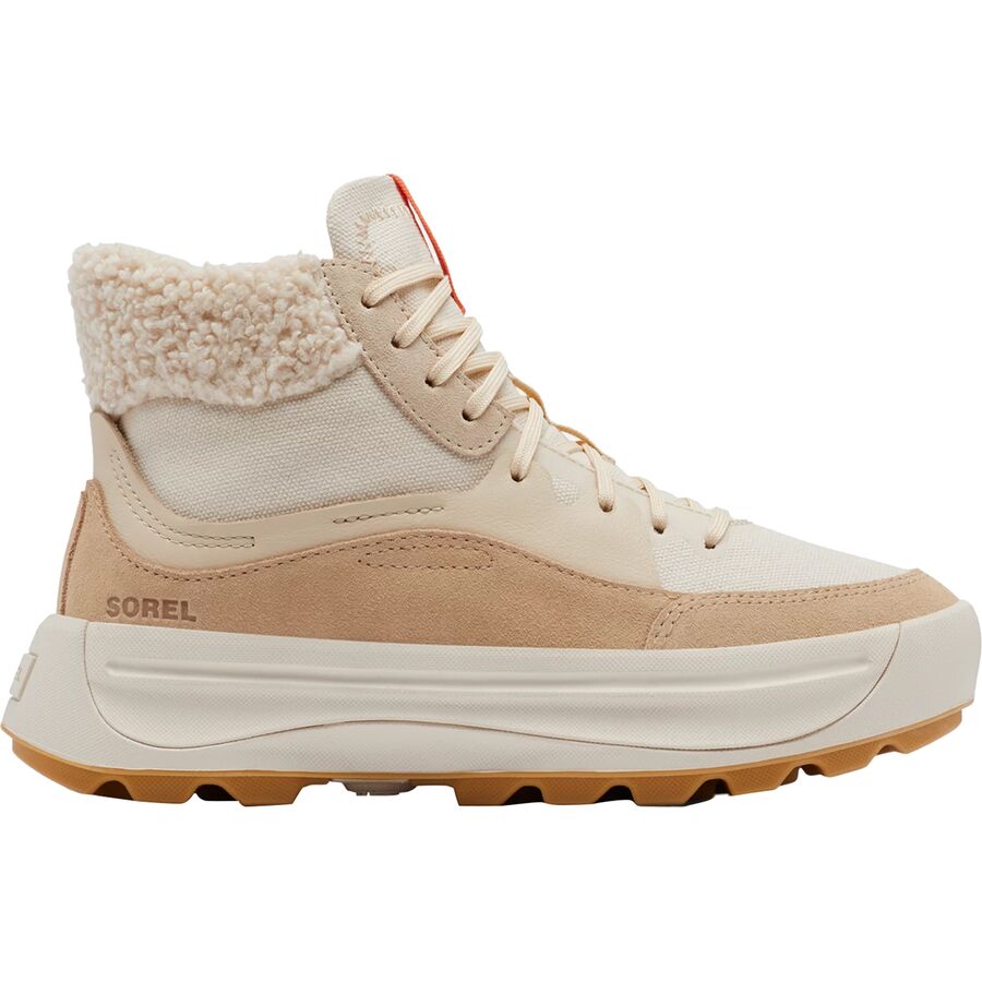 () \ fB[X Ii 503 ~bh R[W[ Xj[J[ u[c - EBY SOREL women Ona 503 Mid Cozy Sneaker Boots - Women's Ceramic/Bleached Ceramic