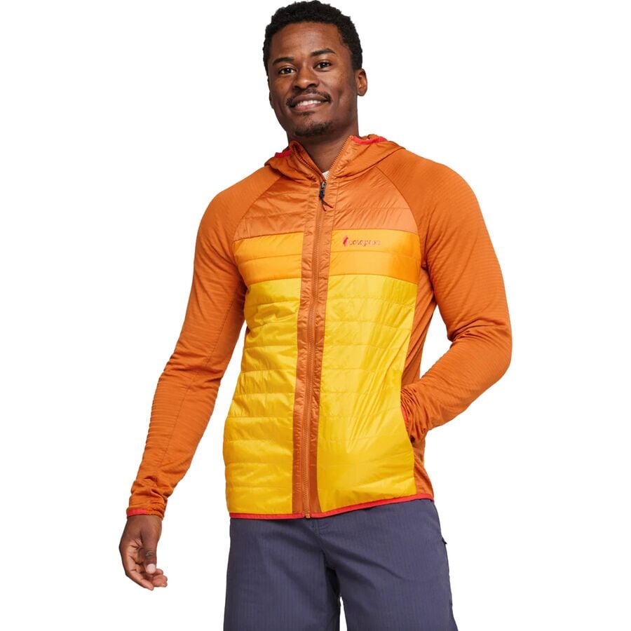 () ȥѥ   ϥ֥å 󥵥졼ƥå աǥå 㥱å -  Cotopaxi men Capa Hybrid Insulated Hooded Jacket - Men's Mezcal &Sunset