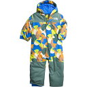 (取寄) ノースフェイス ベビー フリーダム スノースーツ - インファント The North Face infant Freedom Snowsuit Almond Butter Big Abstract Print