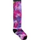 (取寄) スマートウール キッズ スキー ゼロ クッション タイ ダイ プリント Otc ソック - キッズ Smartwool kids Ski Zero Cushion Tie Dye Print OTC Sock - Kids' Purple Iris