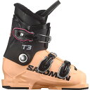 () T LbY T3 RT u[c - LbY Salomon kids T3 RT Boots - Kids' Black/Beach Sand/White