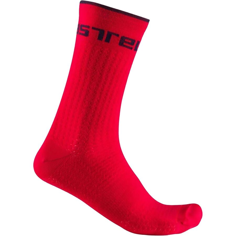 (取寄) カステリ ディスタンザ 20 ソック Castelli Distanza 20 Sock Pompeian Red