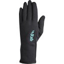 (取寄) ラブ レディース パワー ストレッチ プロ グローブ - ウィメンズ Rab women Power Stretch Pro Glove - Women's Black