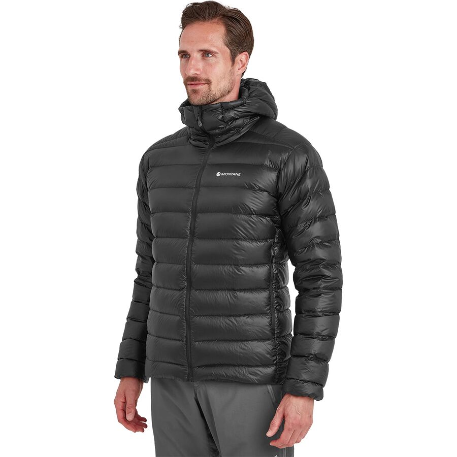 () ƥ  ѥ 850 饤 աǥå  㥱å -  Montane men Alpine 850 Lite Hooded Down Jacket - Men's Black