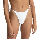 (取寄) リズム レディース クラシック タイ サイド HI カット ビキニ ボトム - ウィメンズ Rhythm women Classic Tie Side Hi Cut Bikini Bottom - Women's White(4)